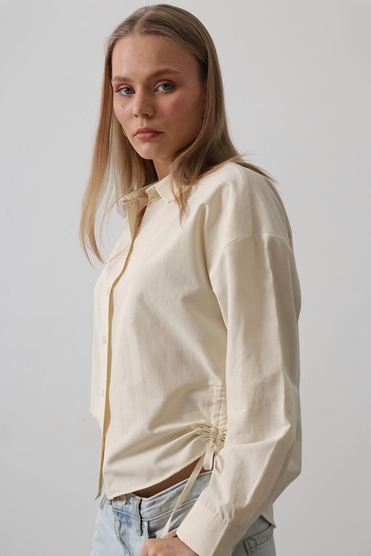 Πουκάμισο με Πλαϊνό Δέσιμο – 100% Βαμβάκι