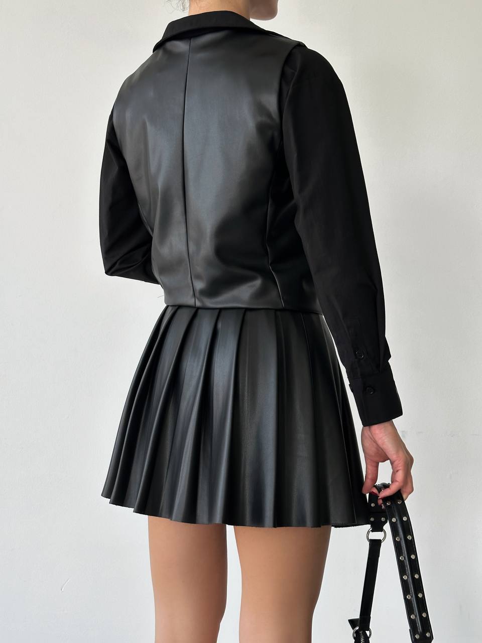 Γιλέκο Eco Leather σε Κομψή Γραμμή