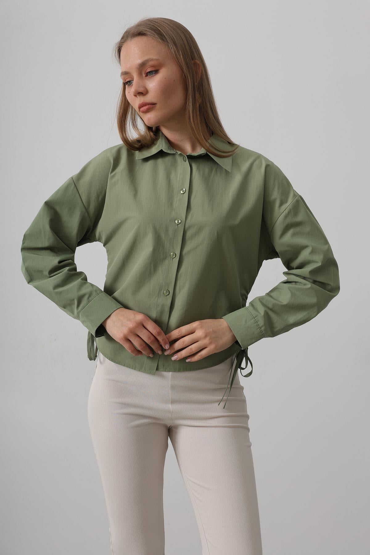 Πουκάμισο με Πλαϊνό Δέσιμο – 100% Βαμβάκι