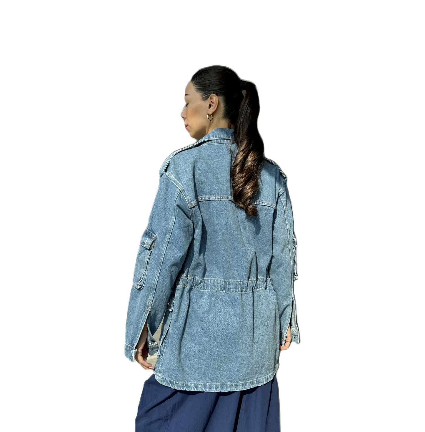 Τζάκετ Τζιν με Πολλές Τσέπες – 100% Βαμβάκι