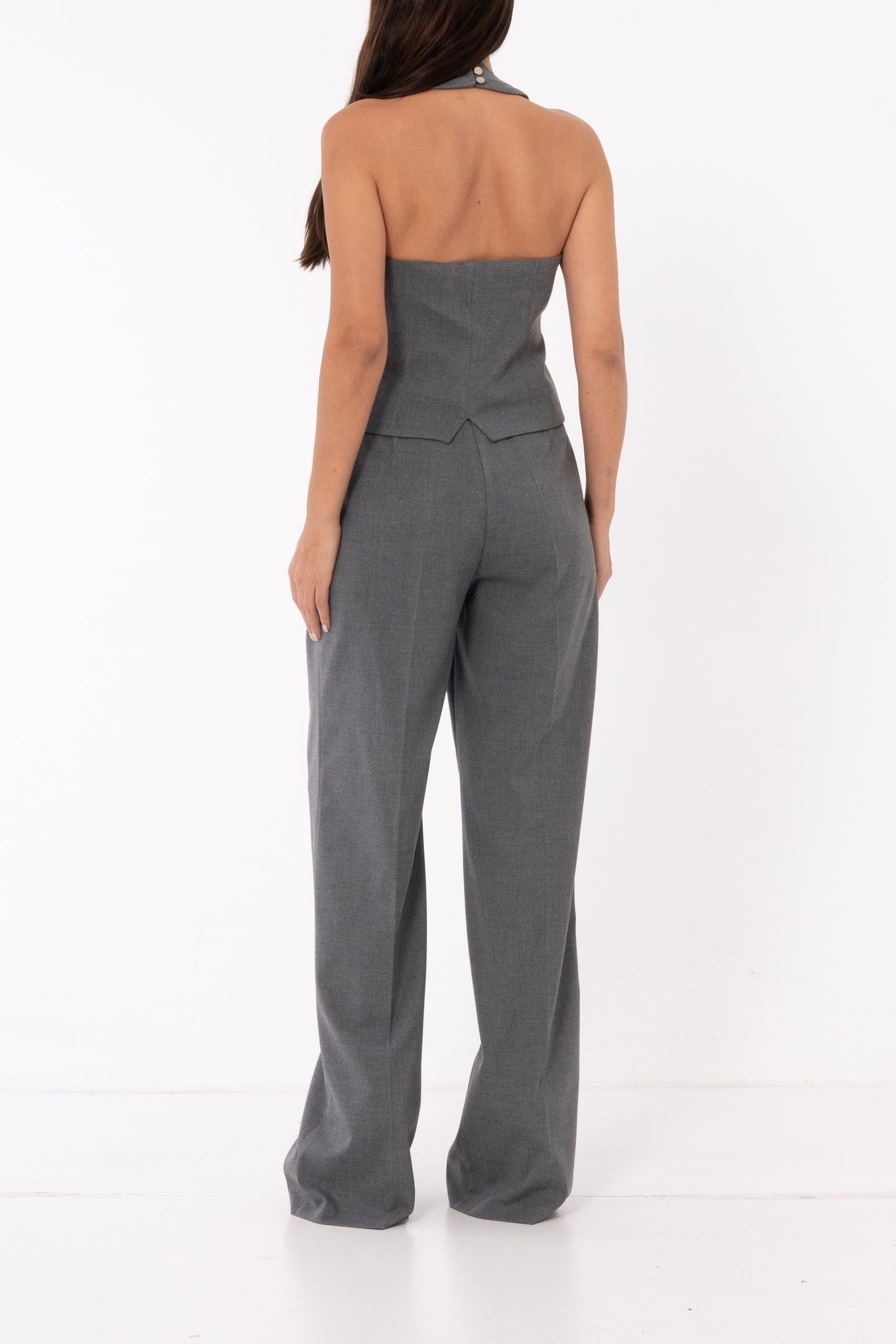 Πολυτελές Παντελόνι Palazzo με Κομψή Ραφή