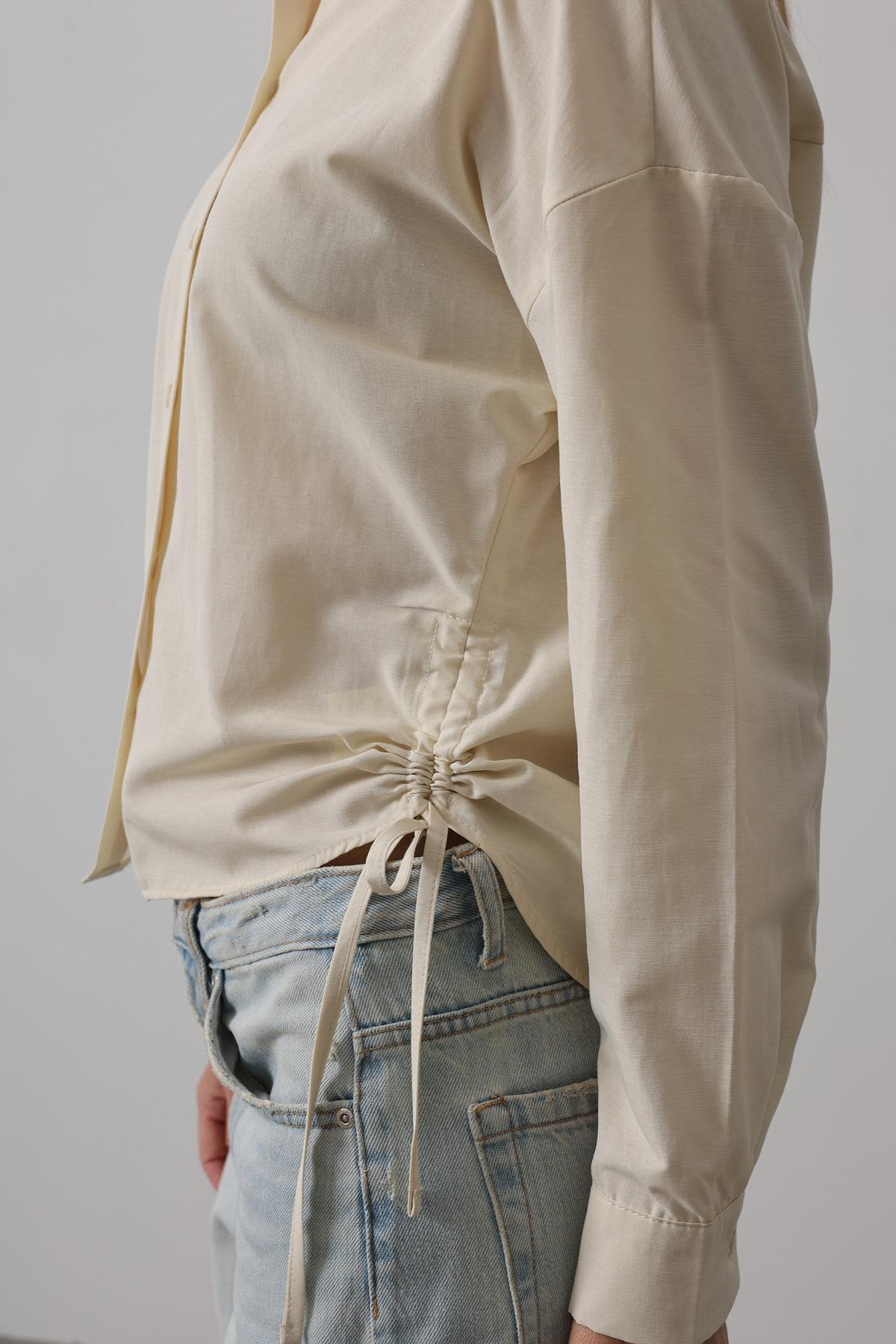 Πουκάμισο με Πλαϊνό Δέσιμο – 100% Βαμβάκι