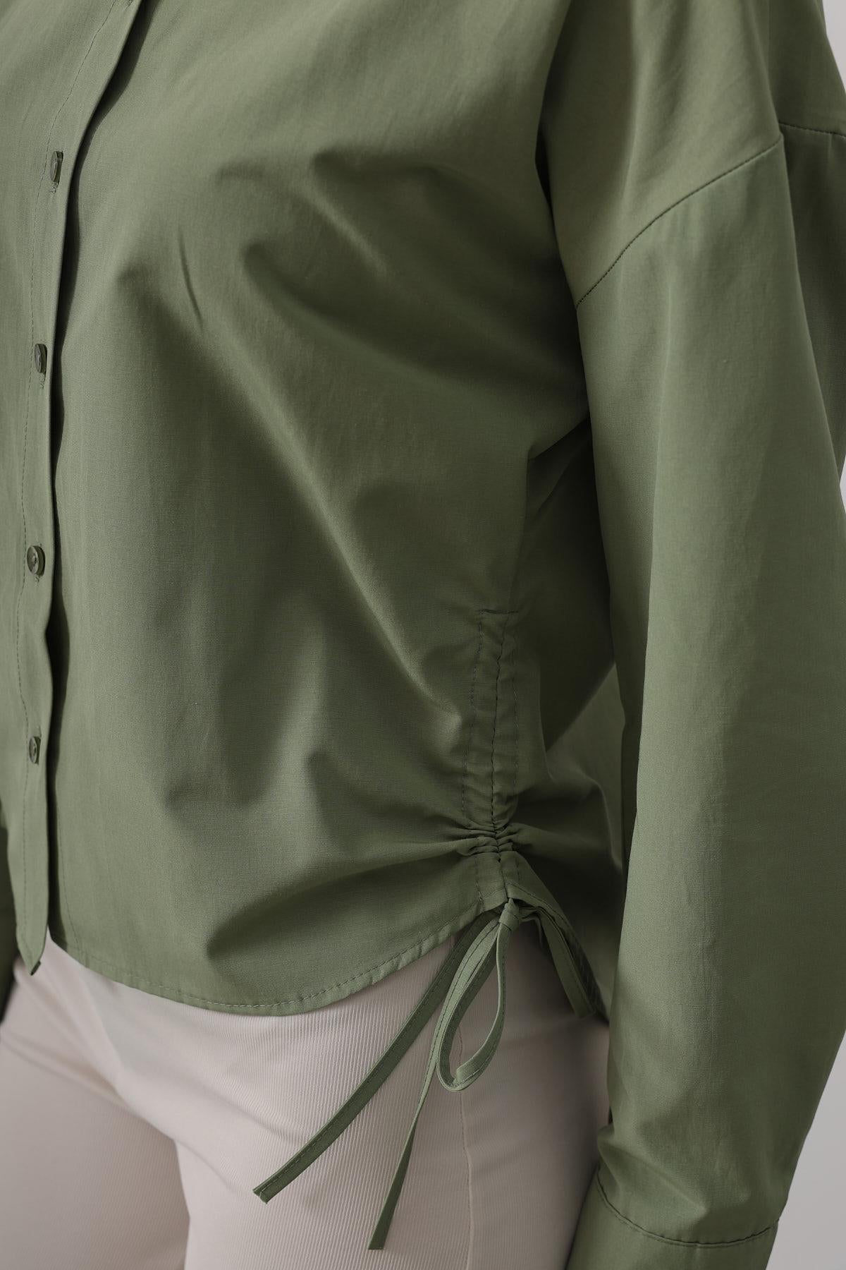 Πουκάμισο με Πλαϊνό Δέσιμο – 100% Βαμβάκι