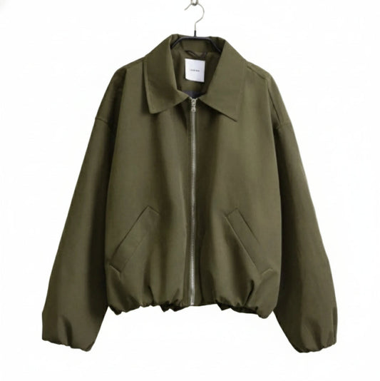 Bomber Jacket με Άνετη Γραμμή