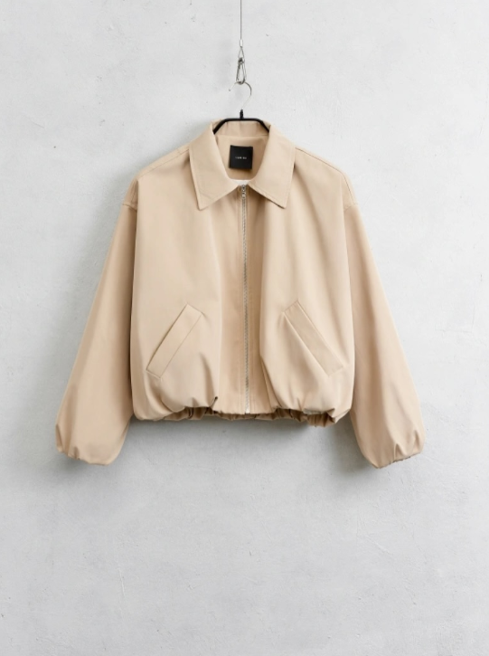 Bomber Jacket με Άνετη Γραμμή